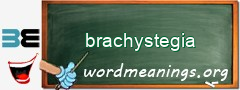 WordMeaning blackboard for brachystegia